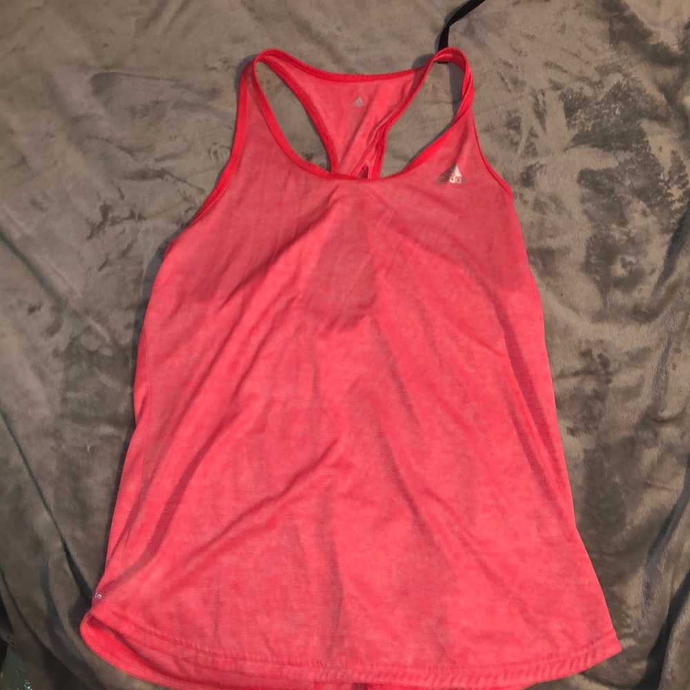 Coral Adidas Tank Top